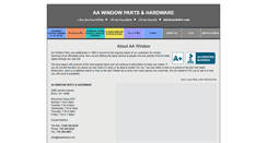 Desktop Screenshot of catalog.aawindow.com